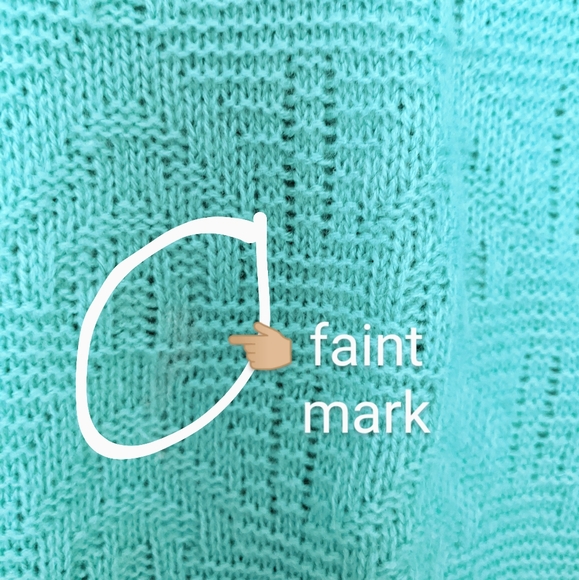 Vtg Green Short Sleeve Knit Sweater, Large. HP! - Picture 11 of 15